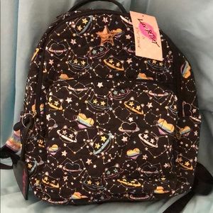 Betsey Johnson space cat backpack